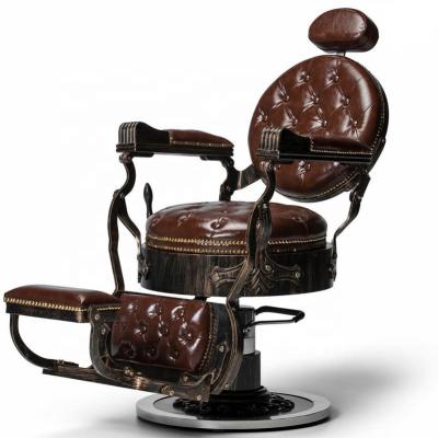 China LuxeBeauty Mid Century Old Style Barber Chair Barber Chairs Barber Chair At Prices Salon Furniture for sale