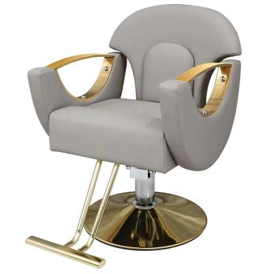 China Modern modern style hydraulic chairs rose gold salon chair beauty and hairdresser supplies for salon for sale