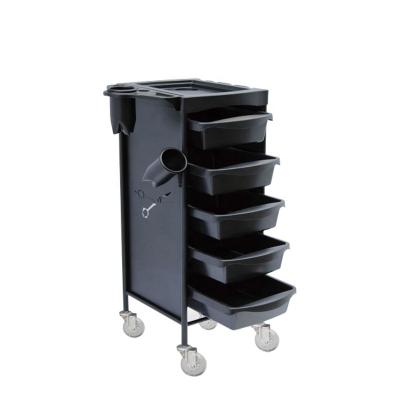 China Cheap nail salon hair salon cart hairdresser equipment cart color stable plastic nmobile material for barber shop for sale