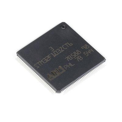 China MCU standard IC 32bit 256Kb lqfp144 flash MCU stm32f103zct6 original embedded processor and controller IC for sale