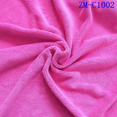 China High Quality Running Plain Flame Retardant Coral Flannel Fabric One Side In Shed for sale