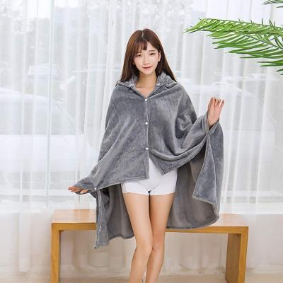 China Anti-pilling Office Blanket Shawl Throw Blanket, Fleece Throw Air Conditioning Fleece Blanket Bed Throws for sale