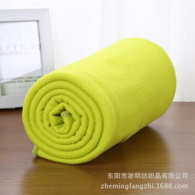 China Factory direct cheap price luminous picnic anti-pilling disposable single fleece blanket in stock for sale