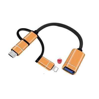 China Laptop Micro Usb 2.0 Cable Type C Wire Magnetic Otg Charging Cable For Mobile Phone for sale