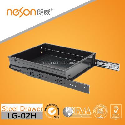 China Patent with High Tech Neson Steel Desk Drawer with Soft-Closing Slide LG-02H for sale