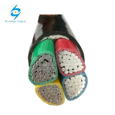 China Aluminum underground cable 4x70 xlpe cable 4 core power cable 70mm2 0.6/1kV for sale