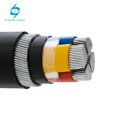 China Construction Armored Power Cable With Copper Tape Shielded XLPE Insulated STA SWA 4x70mm2 4x95mm Power Cable With Copper Aluminum Conductor for sale