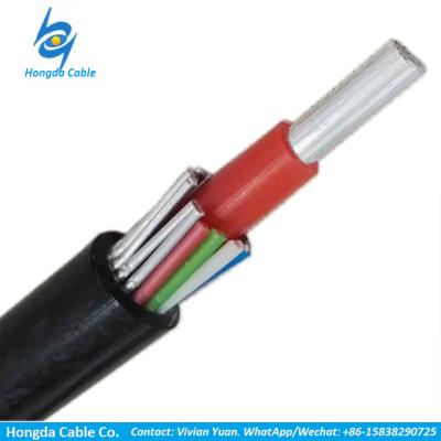 China Aerial Aluminum Concentric Drop Cable With Communication Cable for sale