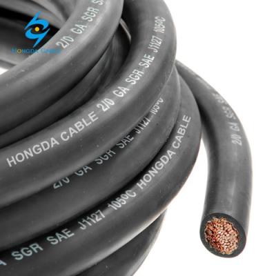 China 2/0 SGT SAE J1127 105 C PVC Insulation Industrial Automotive Battery Cable for sale