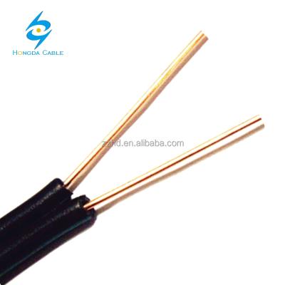 China Telecommunication Drop Cables 2 Core Because/CCA/CCS Cat3 10 Pair Telephone Cable Copper for sale