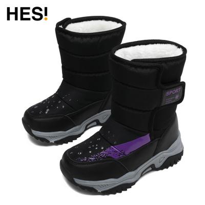 China Winter Kids Outdoor Casual Shoes Anti-slippery Warm Anti-skid Cotton Boy Girl Kid Rubber Snow Boots for sale