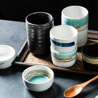 China Stocked cup 150ml Japanese style straight ceramic tea cup of tea for sale