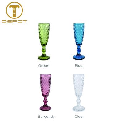 China Durable Unbreakable Custom Wine Glass Logo Champagne Coupe Glasses for sale