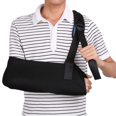 China Breathable Comfortable Arm Sling With Thumb Support Dislocated Shoulder For Broken Arm Immobilizer for sale