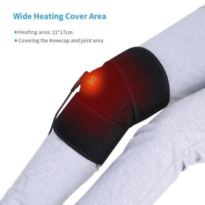 China Durable Heated Knee Brace Wrap Heat Heated Protection Wrap and Supports Pain Fatigue Relieve Discomfort Keep Warm Health Care for sale