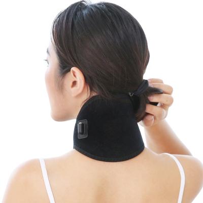 China Easy to put on useful customized therapy label heat transfer usb products neck HNB-01 customized neck heated neck heat belt for sale