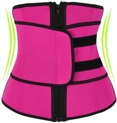 China Breathable Waist Trainer For Women Weight Loss Slimming Waist Trimmer Workout Corset Belt Shape Wear Belts for sale