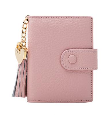 China High quality woman cheap leather wallet hot sale wholesale card holder for new girls fashion ladies hand purse carteras de mujer for sale