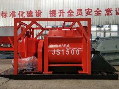 China Fully Automatic Twin-Shaft Concrete Mixer 1m3 Mixing Equipment Js Concrete Mixer for sale