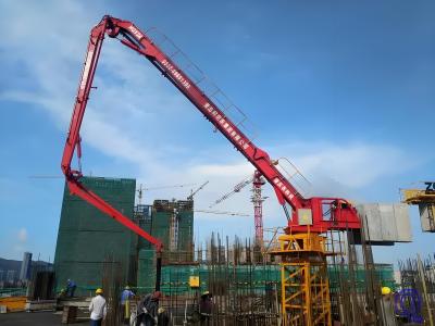 China Stationary Concrete Placing Boom Mobile Machinery Rotary Reducer Stationary Boom Placer for sale