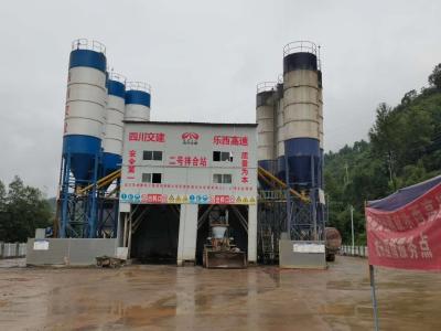 China HZS180 Cement Mixing Station with Advanced Control System and JS3000 Twin-shaft Concrete Mixer for sale