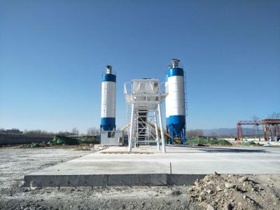 China Small Dry Mix Concrete Batch Machine 30m3/h 50m3/h 75m3/h 90m3/h Stationary Concrete Batching Plant for sale