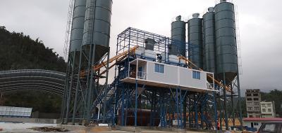 China Automatic PLC Control HZS60m3/h 120m3 HZS180 Small Portable Concrete Batching Plant for Cement for sale