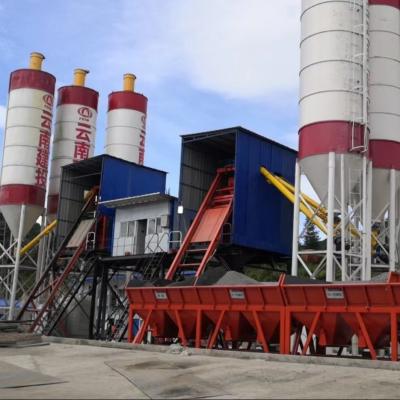 China 75m3/H R Hopper Type Concrete Batching Plant for sale