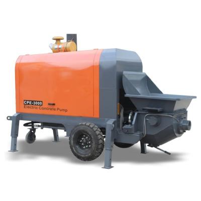 China Diesel Trailer Concrete Pump Portable Concrete Pump for sale