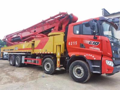 China Used Concrete Pump Truck Mounted 56m 62m Concrete Pump Mixer Truck Used For Boom Pumping for sale