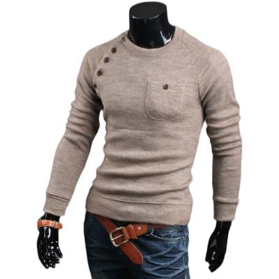 China Logo Customization Men's Anti-pilling O Neck Pullover Casual Thin Long Sleeve Knitted Custom New Pattern OEM Accepted for sale