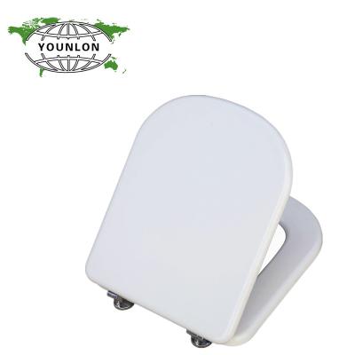 China Modern New Style Toilet Seat White Molded Wooden Toilet Seat Cover for sale