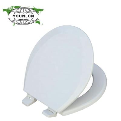 China Hot Sale Modern American Standard White Wooden Toilet Seat Wholesale Factory Price for sale