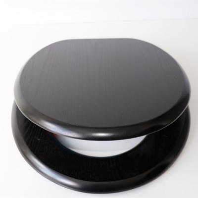 China Modern Fashion MDF Toilet Seat Cover With Black Color for sale