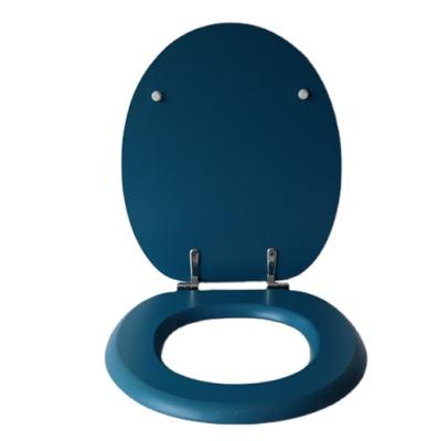 China Hot Sale Modern Standing MDF Coloring Toilet Seat Cover for sale