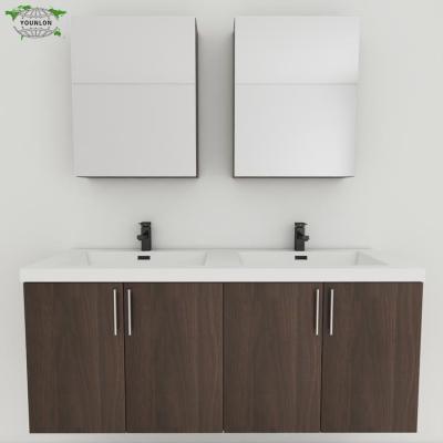 China Water Proof KD OEM Bathroom Sink Vanity Bathroom Cabinet Set for sale