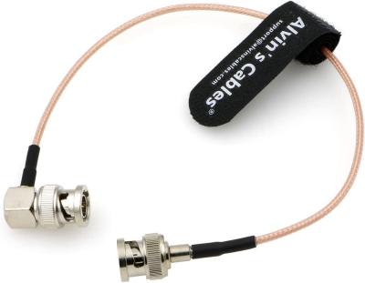 Κίνα Alvin'S Cables HD SDI BNC Coaxial Cable Right Angle To Straight 3G BNC Cable For Cameras Monitor Recorder Video Equip προς πώληση