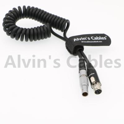 China varón en espiral femenino del Pin de Lemo 2 del cable de transmisión de 12V Arri al mini Pin de XLR 4 para el monitor de la TV Logie en venta