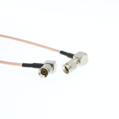 China DIN 1.0/2.3 Right Angle to Right Angle HD SDI Cable for Blackmagic Video Assist for sale