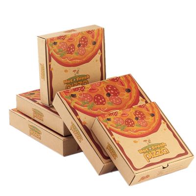 China Disposable 8 10 Inch Eco Friendly Small Pizza Box Corrugated Box For Pizza Slice Box Maker for sale