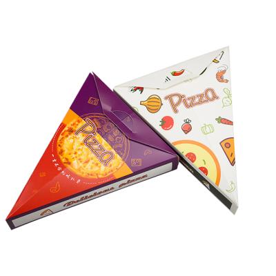 China Disposable Biodegradable Mini Pizza Box Custom Triangle Pizza Cardboard Box Supplier for sale