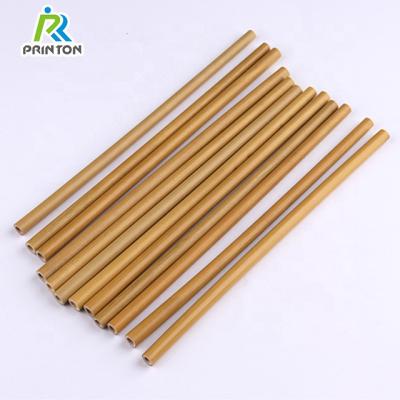 China Biodegradable Bamboo Straws Eco Drinking Reusable Bamboo Fiber Straw Set for sale