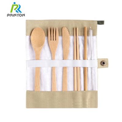 China Eco Friendly Bamboo Cutlery Set Eco Friendly Bamboo Cutlery Set Spoon for sale