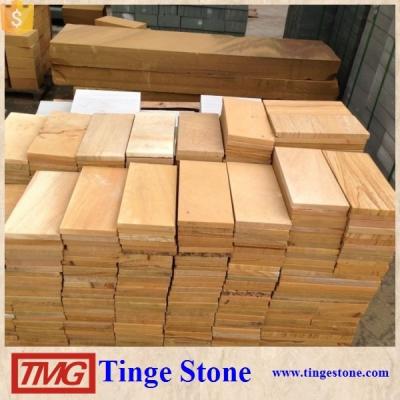 China Chinese Yellow Wall Tiles Good Quality Sandstone Veneers for sale