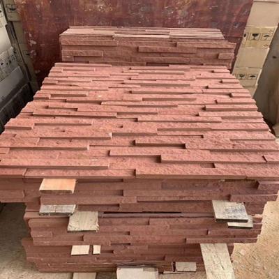 China Modern Natural Red Sandstone Tile For Flooring for sale