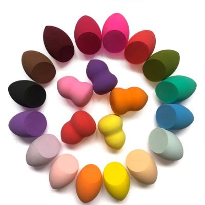 China Wholesale Custom Logo Top Pink Best Beauty Beauty Makeup Facial Sponge Egg Colors Soft Private Label Makeup Sponge Rose Gold for sale