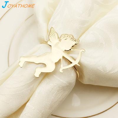 China Viable Napkin Ring Napkins Holders Rings Wedding Cupid Party Set Artificial Birthday Restaurant Decoration for sale