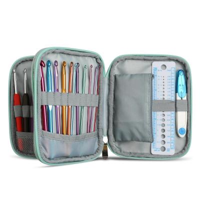 China High Quality Sewing Needles DIY Lace Needles Kit With Bag Crochet Hook Set Ergonomic Handle Bamboo Set High Quality Sewing Needles Knitting DIY Lace Needles Kit With Bag Crochet Hooks for sale