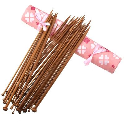 China Needle Kit Mix Sizes 2.0-10.0mm DIY Tools With Case 36pcs Bamboo Knitting Needles Hooks Set Sweater Crochet Needle Kit Mix Sizes 2.0-10.0mm DIY Tools With Case for sale