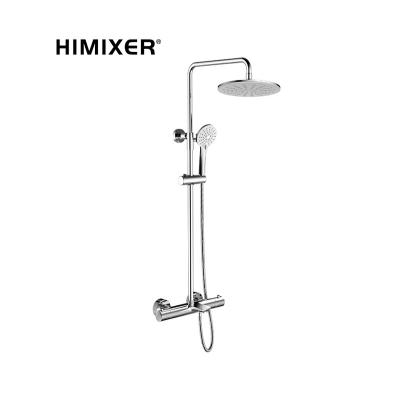 China With Slide Bar Product High Quality Popular Bathroom Thermostatic Shower Faucet Set for sale